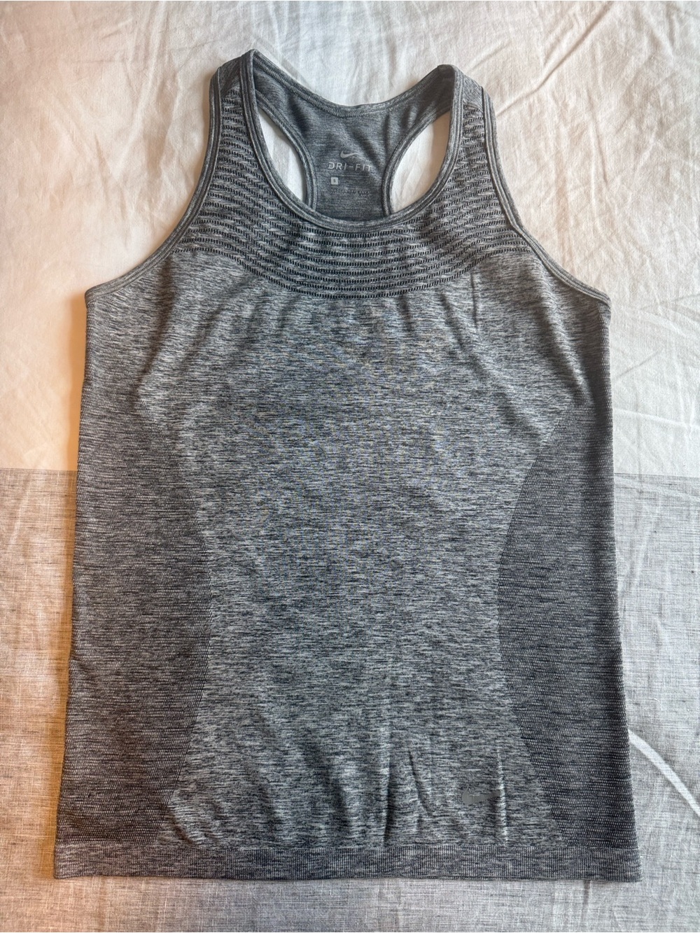 Nike Dri-Fit Women's Gray Racerback Tank Top size S